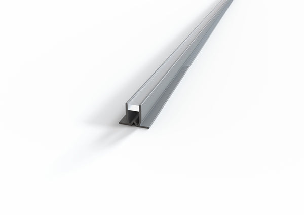Profilo a giunto dilatazione in pvc con silicone grigio e trasparente per pavimenti. Barra 2 m