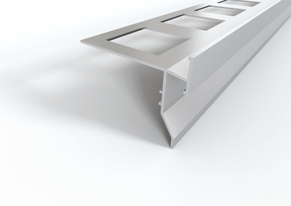 Profilo Gocciolatoio per balconi e terrazze in alluminio "top". Lunghezza 2.7 m