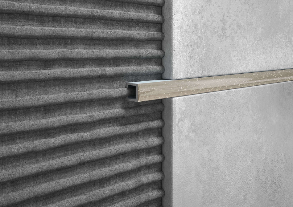 Listello in ALLUMINIO Glamour Soft. Barra 2 m