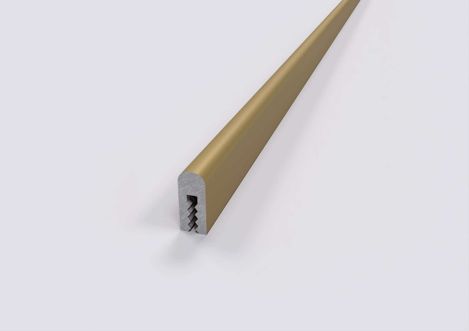 Listello in ALLUMINIO Omega Ral 5x8 mm. Barra 2 m