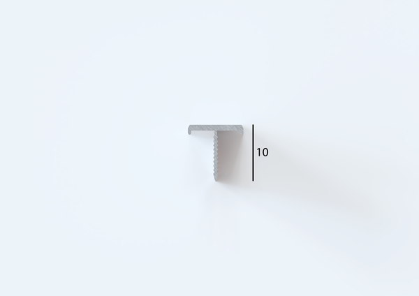 Profilo Coprigiunto in Alluminio a "T" per Pavimenti barra 2.5 m