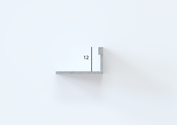 Giunto delimitazione Finitura Legno in alluminio - Barra 2.5 m