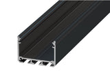 Profilo in alluminio LED Tavo Linea Pro per posa a superficie