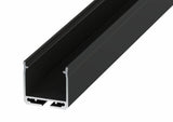 Profilo in alluminio LED Zelo Linea Pro a superficie per doppio nastro LED