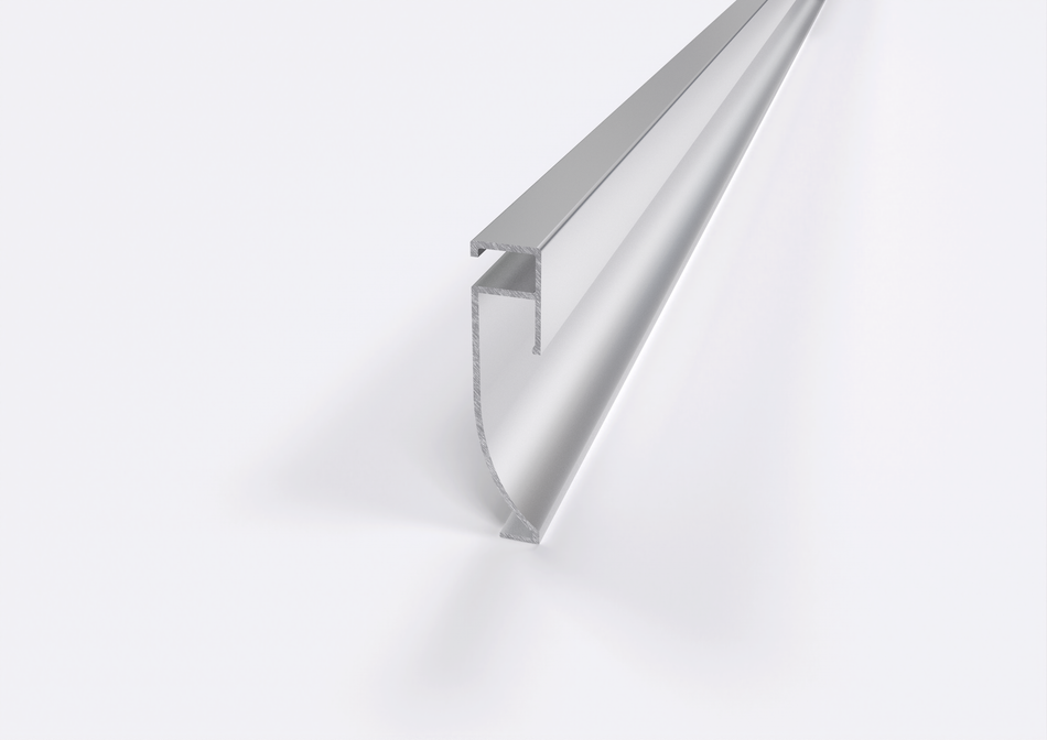 Battiscopa LED in ALLUMINIO. Barra 2.5 m
