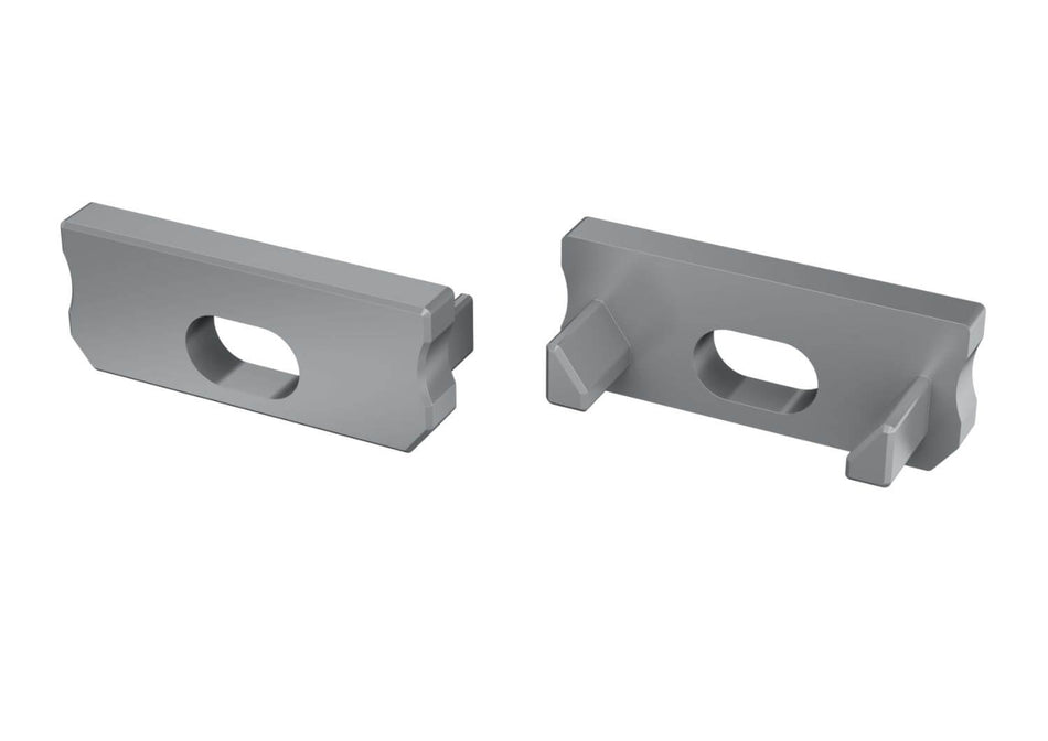 Accessori in plastica per profilo LED Nivo