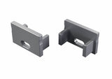 Accessori in alluminio per profili LED Orix, Mino e Vira