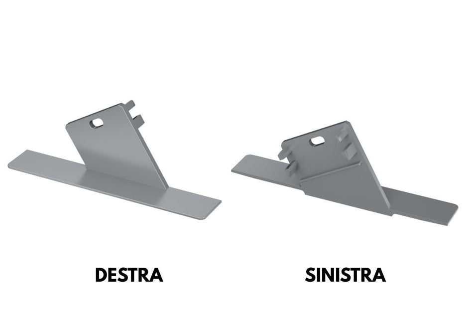 Accessori in plastica per profilo LED Twin