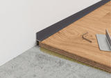 Battiscopa in alluminio per pavimenti SPC – Barra da 2 m