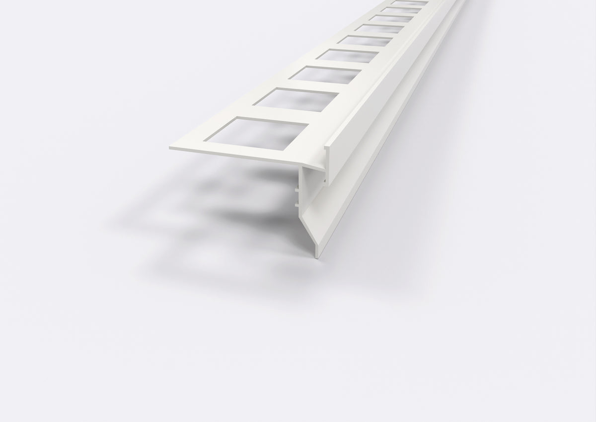 gocciolatoio top in alluminio bianco