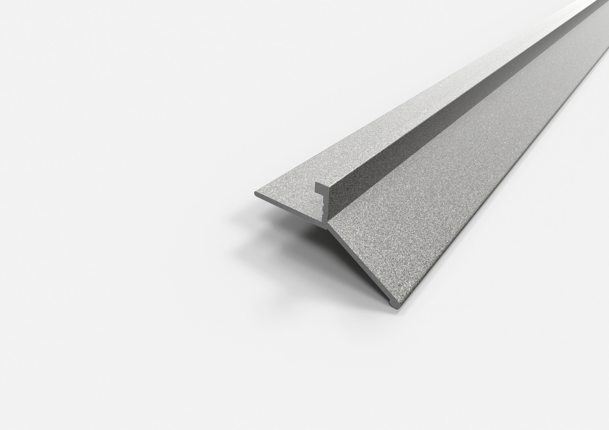 gocciolatoio linea in alluminio grigio metallizzato