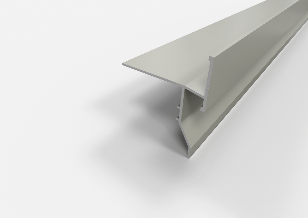 gocciolatoio in alluminio grigio chiaro flux