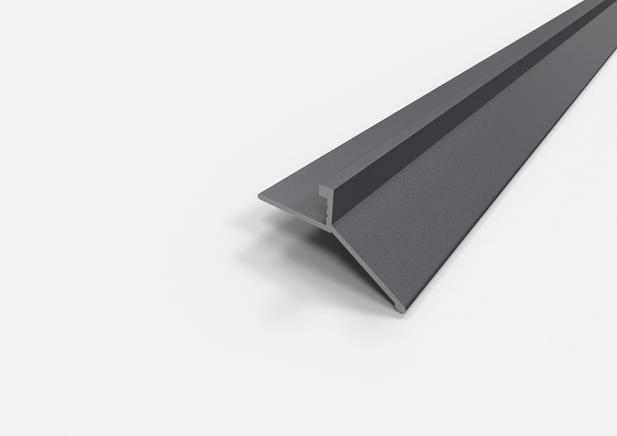 gocciolatoio linea in alluminio antracite