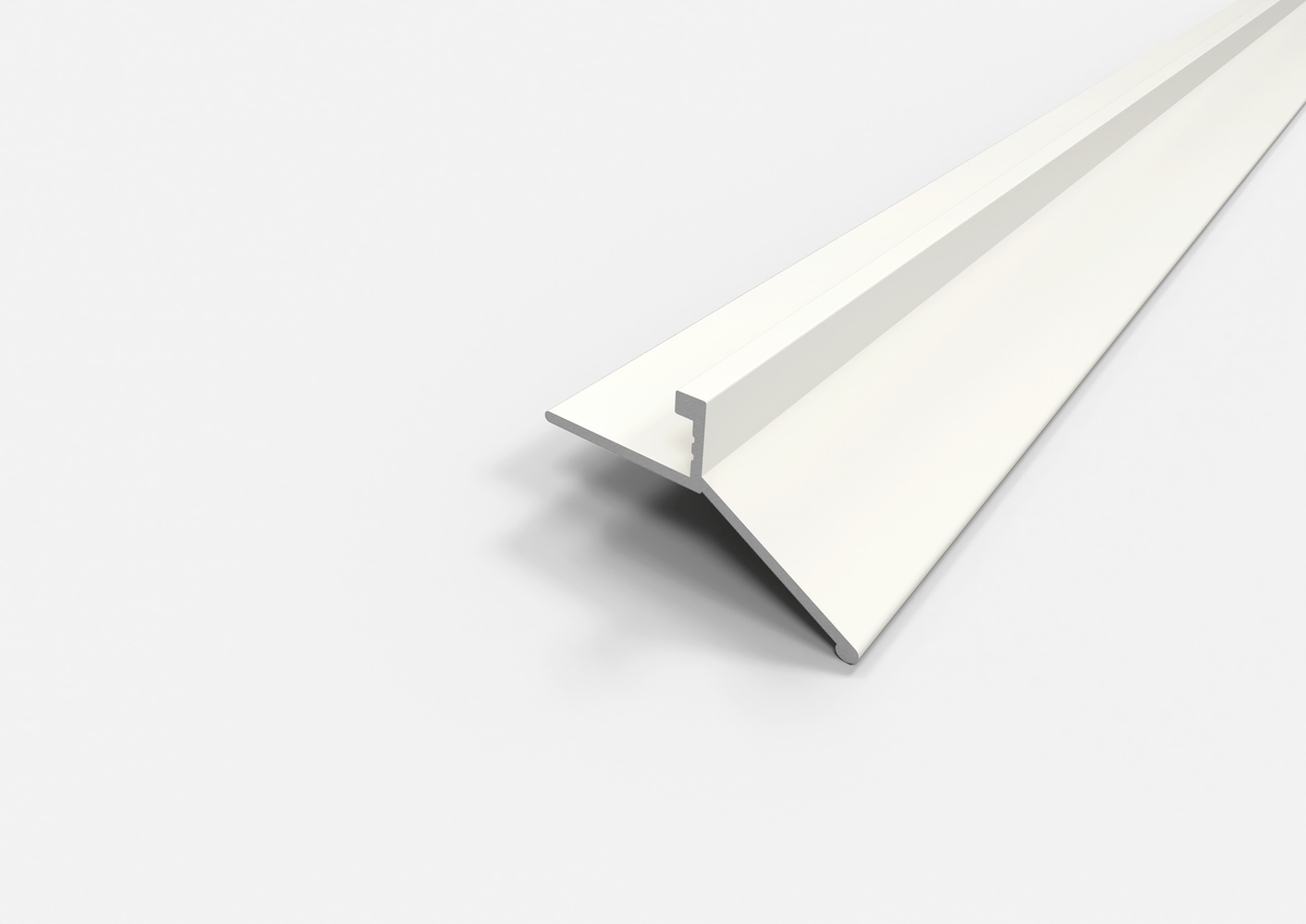 gocciolatoio linea in alluminio bianco