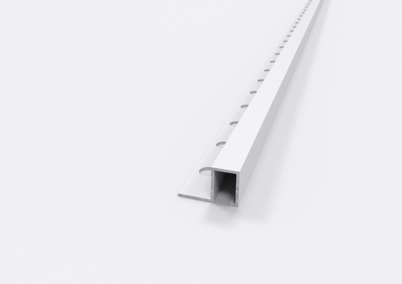 profilo in alluminio bianco quadro