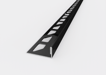 profilo in acciaio terminale nero inox aisi 304