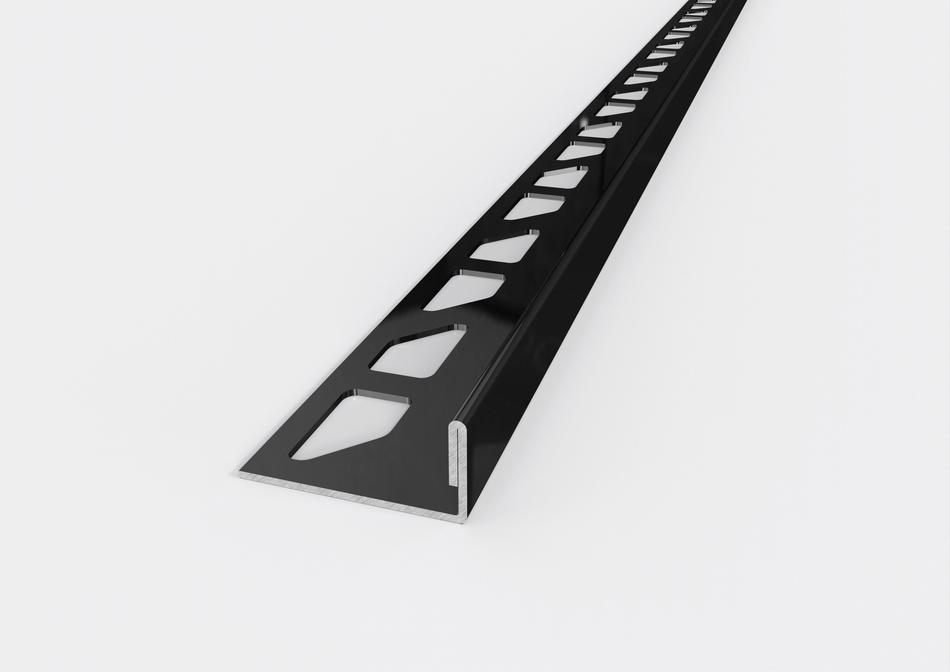 profilo in acciaio terminale nero inox aisi 304