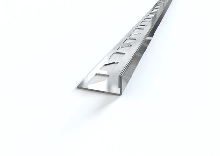 profilo terminale in acciaio inox aisi 316 lucido