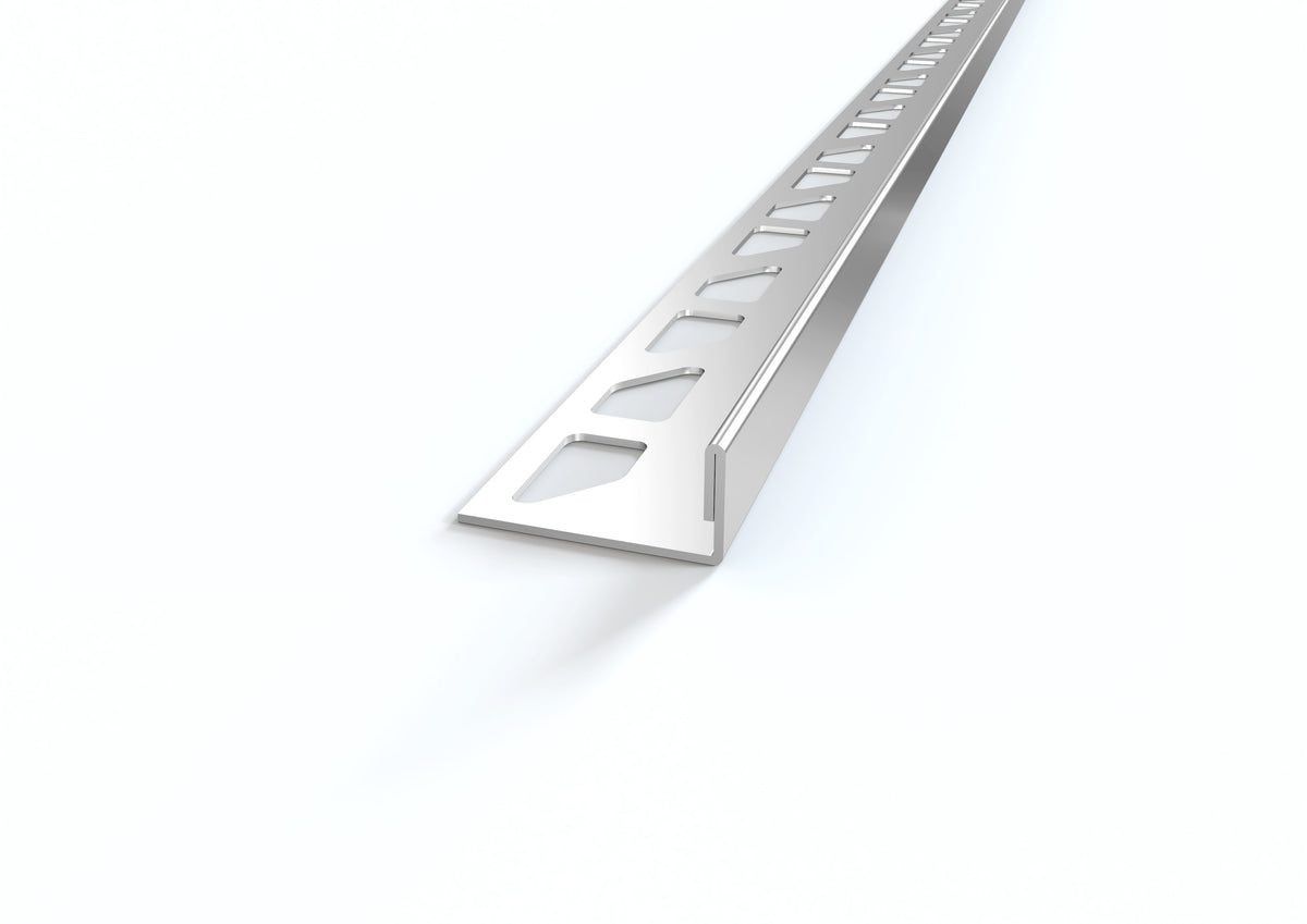 profilo terminale in acciaio inox aisi 316 satinato