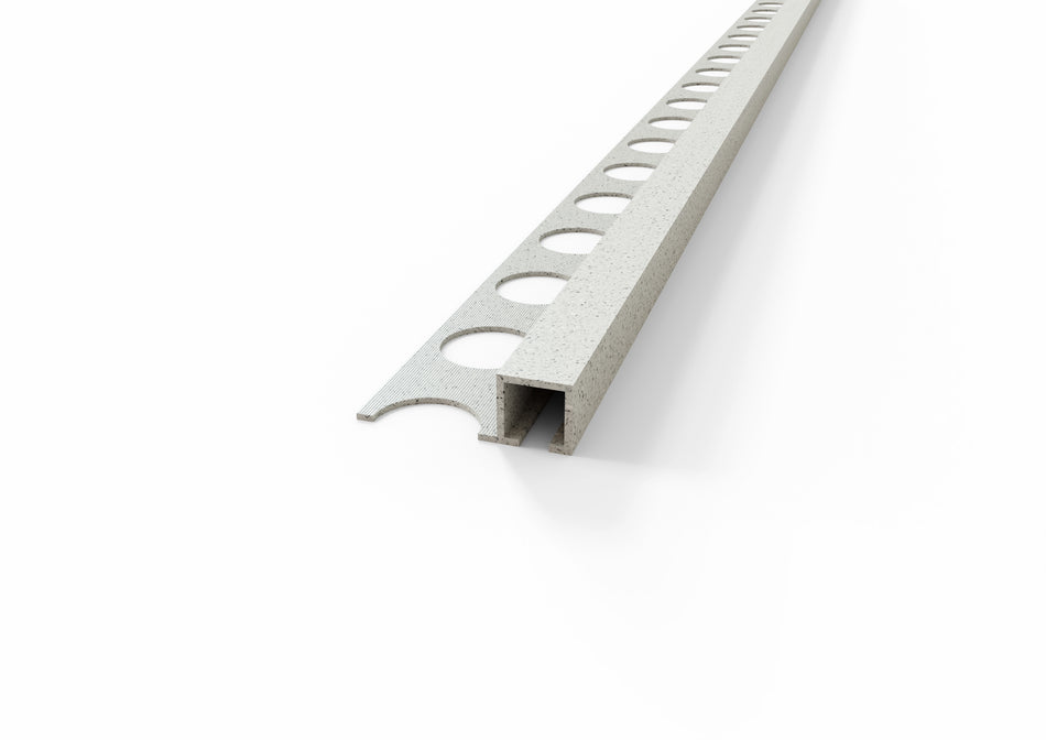 profilo in alluminio sabbia avorio quadro