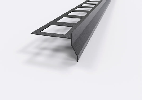 Profilo Gocciolatoio per balconi e terrazze in alluminio "nor". Lunghezza 2.7 m