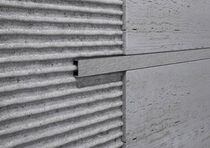 Profilo Listello profilo alluminio decorato argento. Barra 2 m