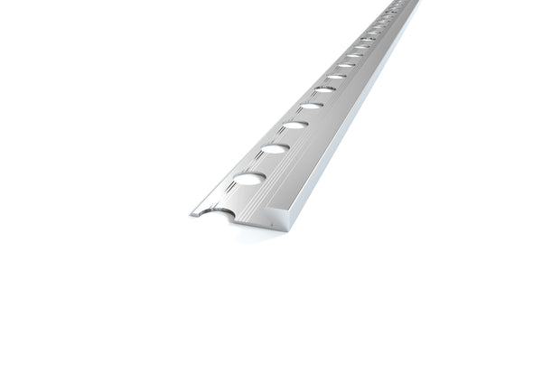 Profilo bassi spessori alluminio angolo quadro. Barra 2.5 m