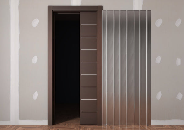Controtelaio per cartongesso per porte scorrevoli a scomparsa