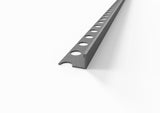 Giunto di delimitazione in ALLUMINIO - finitura sabbia per piastrelle. Barra 2.5 m