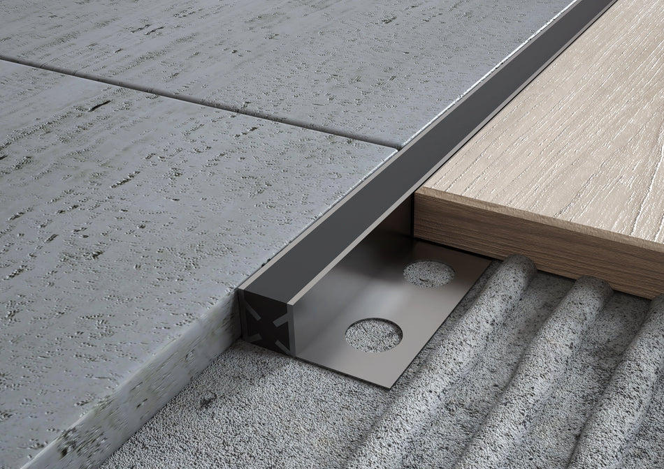Profilo giunto dilatazione in ALLUMINIO per pavimenti. Barra 2 m