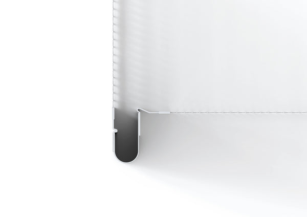 Profilo giunto dilatazione ad angolo in pvc con rete. Barra 2.5 m