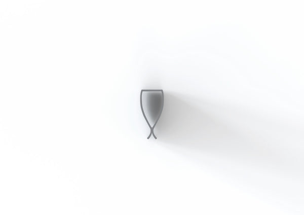 Profilo-giunto di dilatazione chiuso in pvc. Barra 2 m.