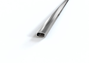Profilo Listello in alluminio vista bombata. Barra 2.5 m