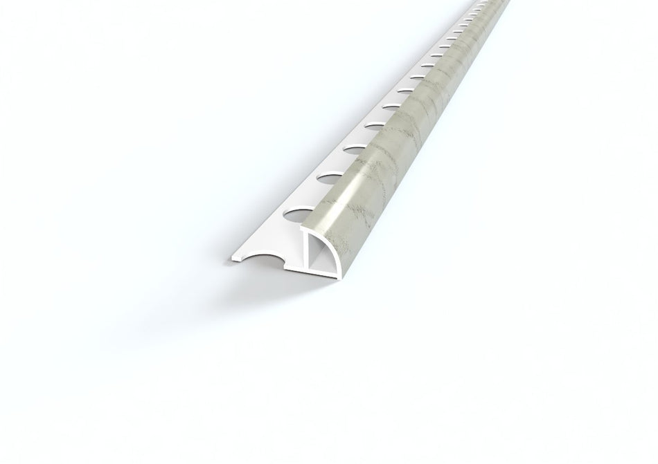 Profilo proteggi angolo marmorizzato in PVC. Barra 2.6 m