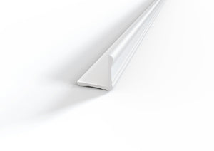 Profilo-paraspigolo ornamentale in plastica. Barra 3 m.