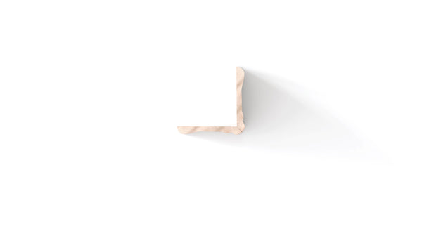 Profilo-paraspigolo ornamentale in plastica. Barra 3 m.
