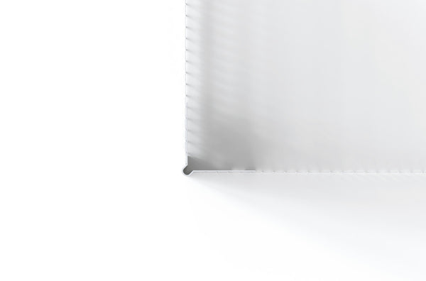 Profilo-paraspigolo per archi in pvc con rete. Barra 2.5 m