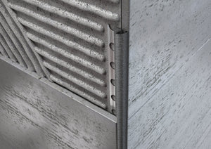 Profilo decorato angolo tondo wenge'. Barra 2.5 m