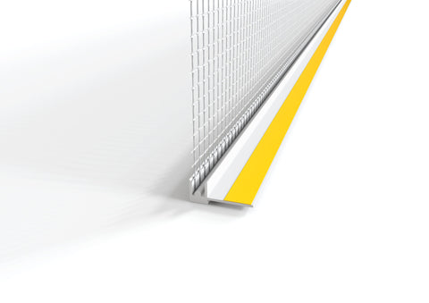 Profilo con rete in fibra di vetro per finestra. Barra 2.5 m