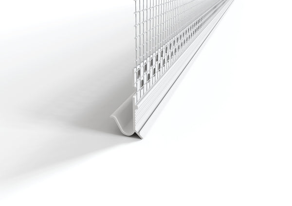 Profilo di partenza in pvc con rete. Barra 2.5 m