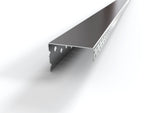 Profilo di chiusura in ALLUMINIO 0.8 mm per cappotto. Barra 2.5 m