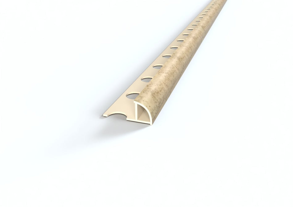 Profilo proteggi angolo marmorizzato in PVC. Barra 2.6 m